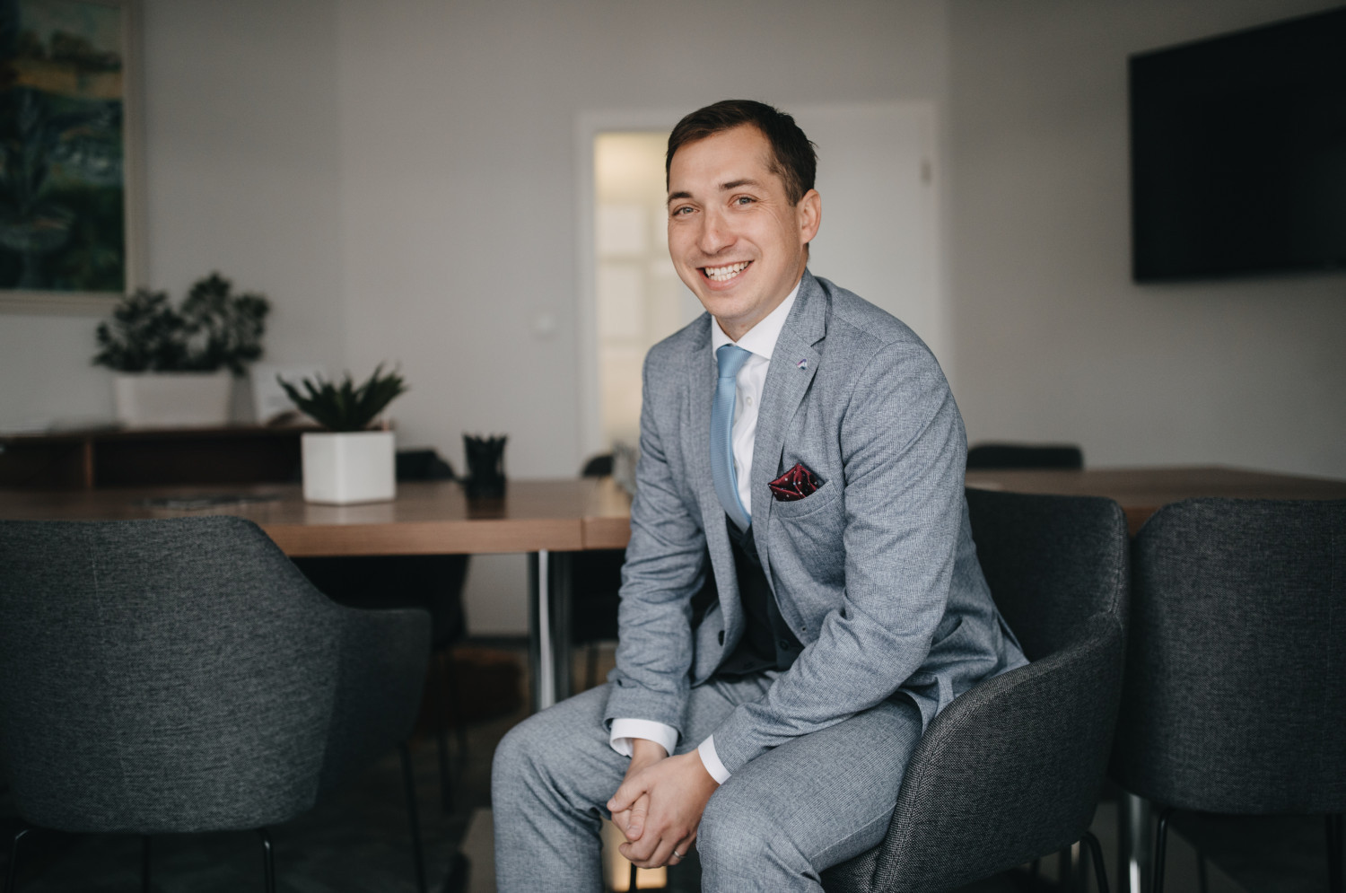 Fotka zobrazující odborníka na klimatické dopady v EIA.